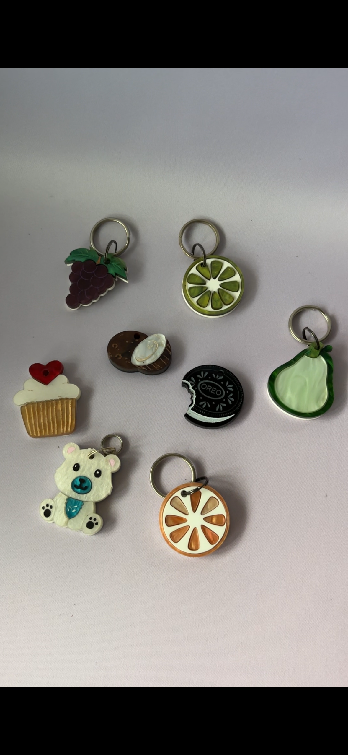 Chapitas identificativas frutas